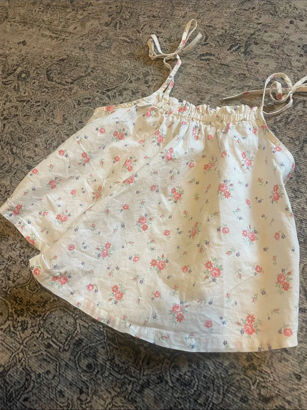 Old Navy Tie Shoulder Tank Top
